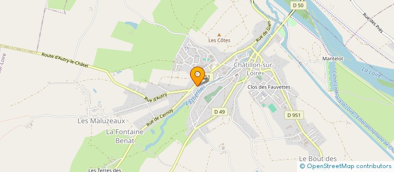 localisation de l'entreprise MADAME STEPHANIE MANZANO à CHATILLON-SUR-LOIRE