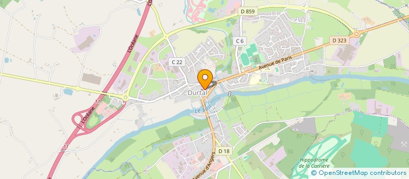 localisation de l'entreprise MADAME STEPHANIE MARCHAISE  DURTAL