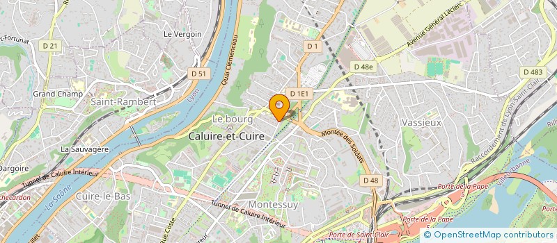 localisation de l'entreprise MADAME STEPHANIE MARCHAND  CALUIRE-ET-CUIRE