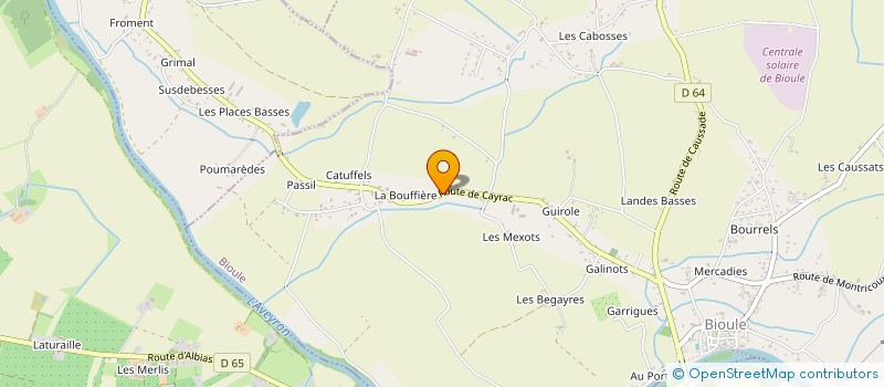 localisation de l'entreprise MADAME STEPHANIE MARCHAND  BIOULE