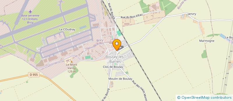 localisation de l'entreprise MADAME STEPHANIE MARCHAND  BOULAY-LES-BARRES