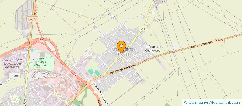 localisation de l'entreprise MADAME STEPHANIE MARCHETTO  CRENEY-PRES-TROYES