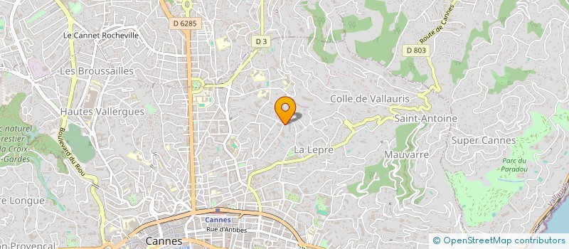 localisation de l'entreprise MADAME STEPHANIE MARECHAL à CANNES