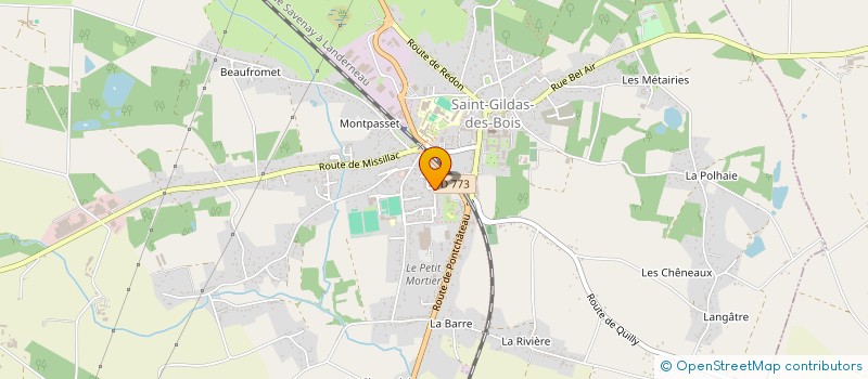 localisation de l'entreprise MADAME STEPHANIE MARGUERITTE  SAINT-GILDAS-DES-BOIS