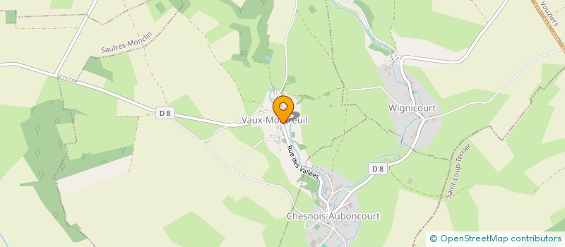 localisation de l'entreprise MADAME STEPHANIE MARIE ROUGET  VAUX-MONTREUIL