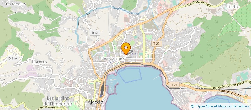 localisation de l'entreprise MADAME STEPHANIE MARIN à AJACCIO