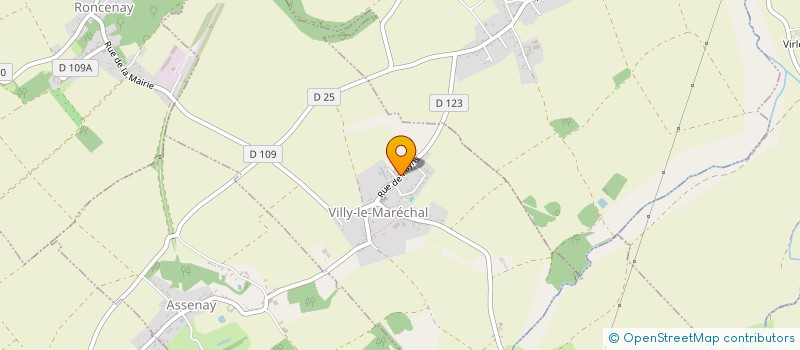 localisation de l'entreprise MADAME STEPHANIE MARIN à VILLY-LE-MARECHAL