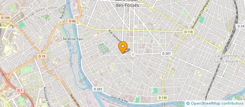 localisation de l'entreprise MADAME STEPHANIE MARIUS à SAINT-MAUR-DES-FOSSES