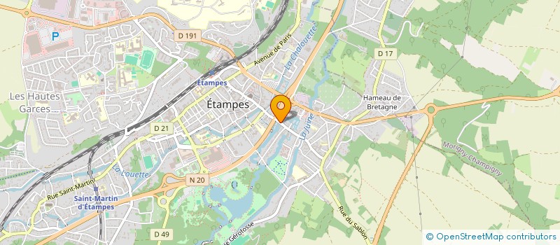 localisation de l'entreprise MADAME STEPHANIE MARKS  ETAMPES