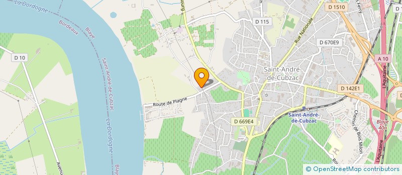 localisation de l'entreprise MADAME STEPHANIE MARME  SAINT-ANDRE-DE-CUBZAC