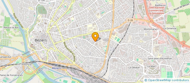 localisation de l'entreprise MADAME STEPHANIE MARQUILLO à BEZIERS