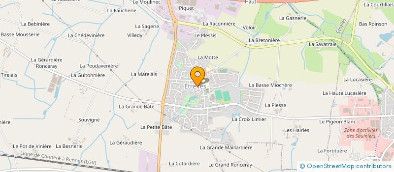 localisation de l'entreprise MADAME STEPHANIE MARTIN à ARGENTRE-DU-PLESSIS