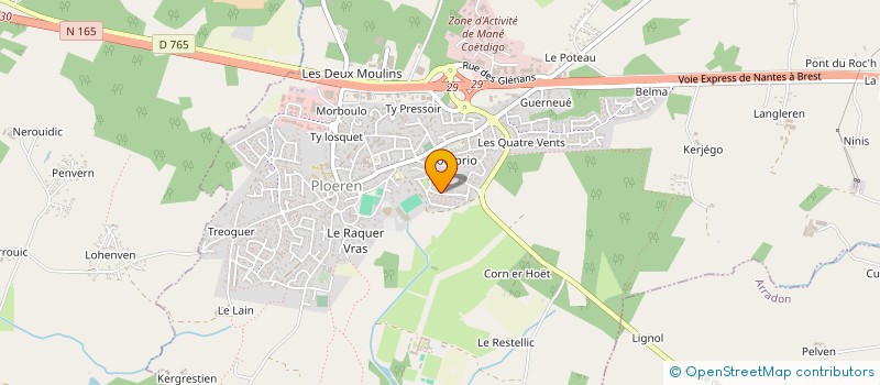 localisation de l'entreprise MADAME STEPHANIE MARTIN  PLESCOP