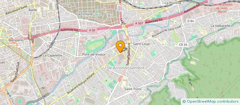 localisation de l'entreprise MADAME STEPHANIE MARTIN  MARSEILLE