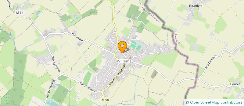 localisation de l'entreprise MADAME STEPHANIE MARTIN  WILLEMS