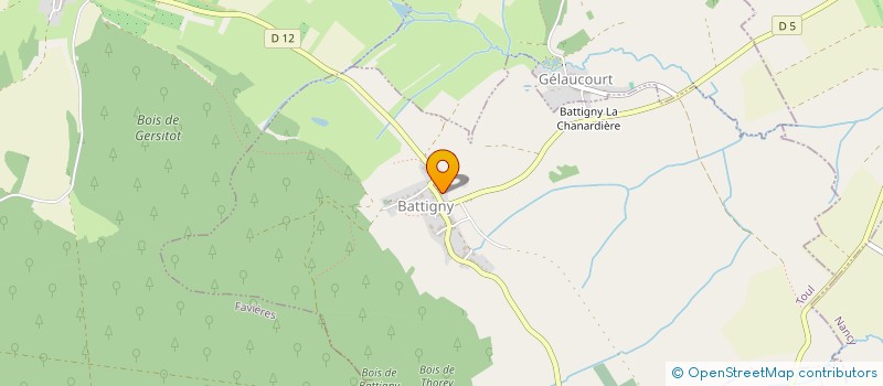 localisation de l'entreprise MADAME STEPHANIE MARTIN  BATTIGNY