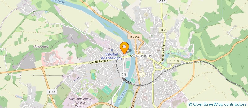 localisation de l'entreprise MADAME STEPHANIE MARTIN  CHAUVIGNY