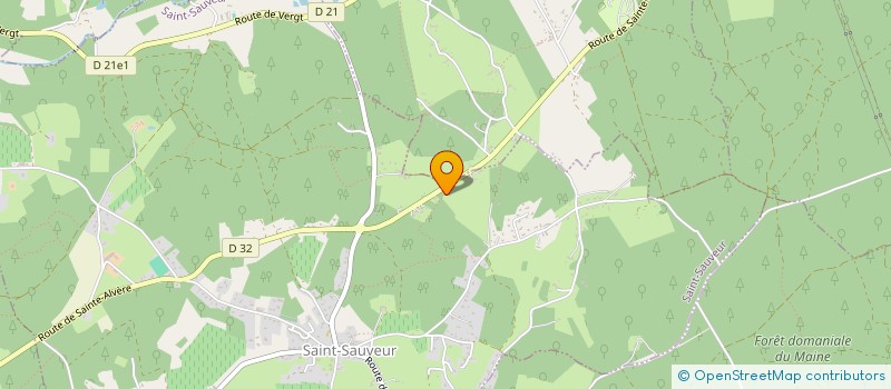 localisation de l'entreprise MADAME STEPHANIE MARTIN  SAINT-SAUVEUR