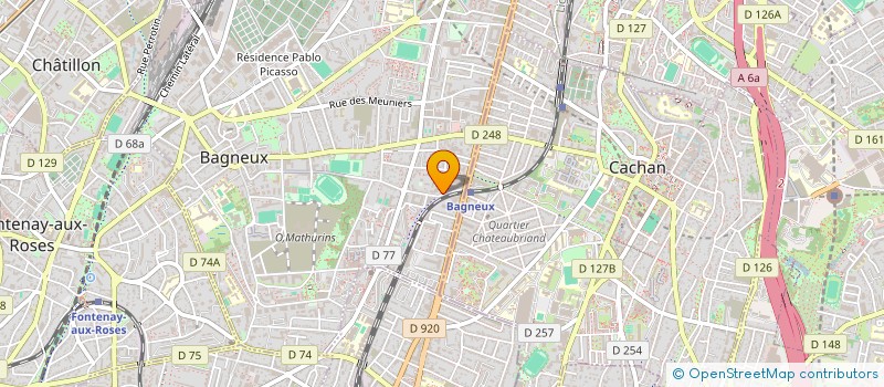 localisation de l'entreprise MADAME STEPHANIE MARTINEAU  VERRIERES-LE-BUISSON