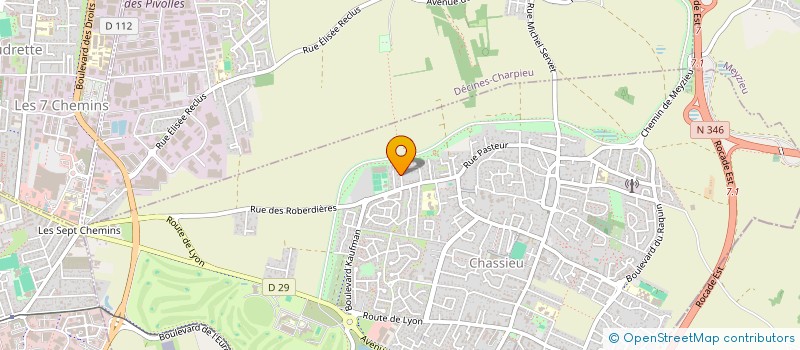 localisation de l'entreprise MADAME STEPHANIE MARTINEZ  CHASSIEU