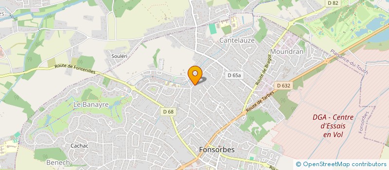 localisation de l'entreprise MADAME STEPHANIE MARTINEZ  FONSORBES