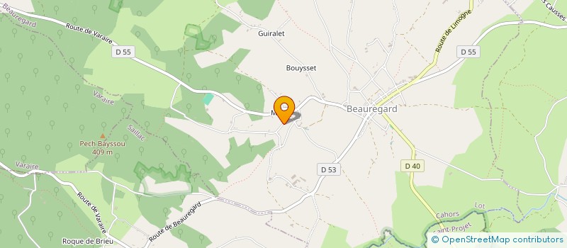 localisation de l'entreprise MADAME STEPHANIE MARTINEZ  BEAUREGARD