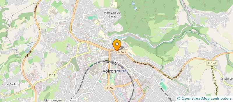 localisation de l'entreprise MADAME STEPHANIE MARTORANA à VOIRON