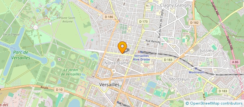 localisation de l'entreprise MADAME STEPHANIE MARUJO FRAGA à VERSAILLES
