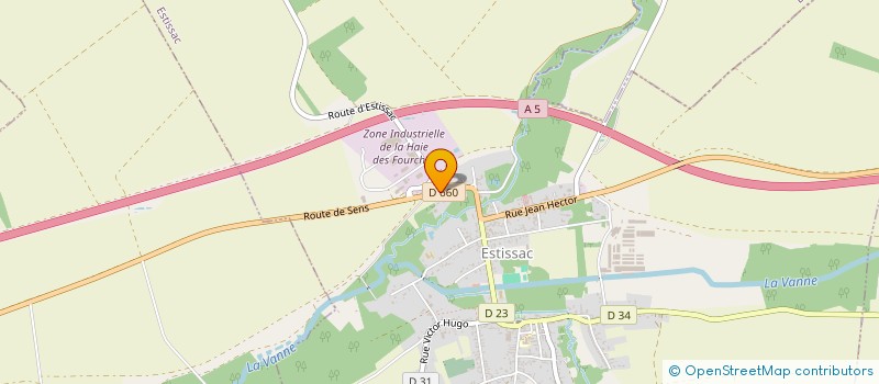 localisation de l'entreprise MADAME STEPHANIE MARY  ESTISSAC