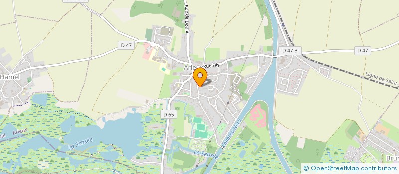 localisation de l'entreprise MADAME STEPHANIE MASCLET  ARLEUX