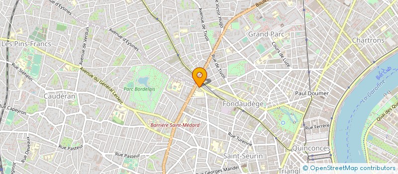 localisation de l'entreprise MADAME STEPHANIE MASSE à BORDEAUX