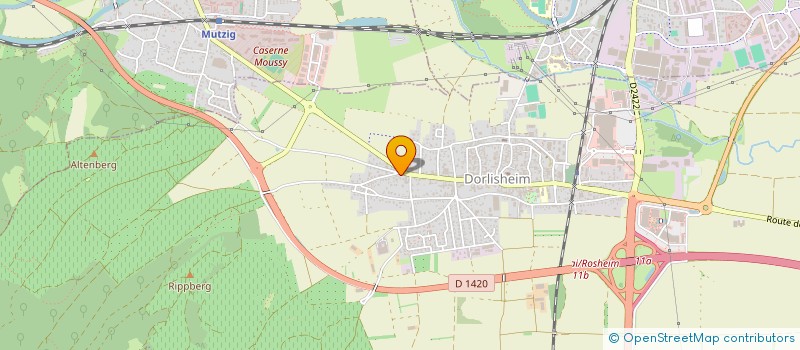 localisation de l'entreprise MADAME STEPHANIE MASSE  DORLISHEIM