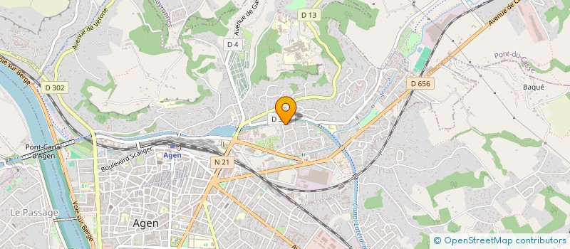 localisation de l'entreprise MADAME STEPHANIE MASSON  AGEN