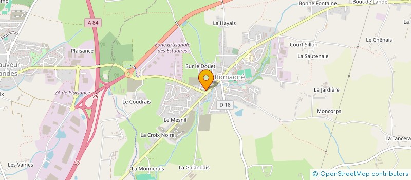 localisation de l'entreprise MADAME STEPHANIE MASSON  ROMAGNE