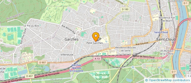 localisation de l'entreprise MADAME STEPHANIE MASSOUD à GARCHES