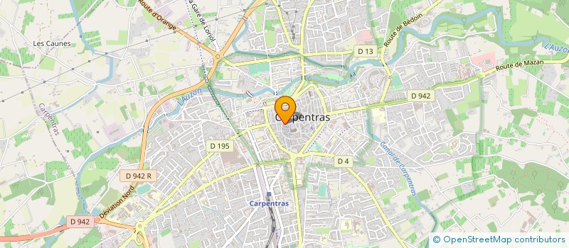 localisation de l'entreprise MADAME STEPHANIE MASSUERAS  CARPENTRAS