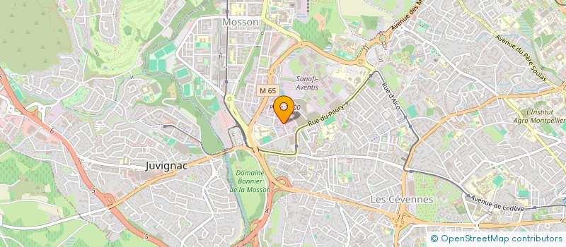 localisation de l'entreprise MADAME STEPHANIE MATEU à MONTPELLIER