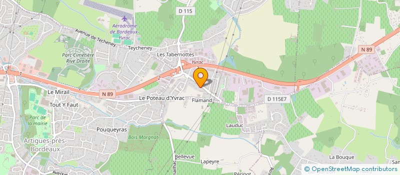 localisation de l'entreprise MADAME STEPHANIE MATHIEU  YVRAC