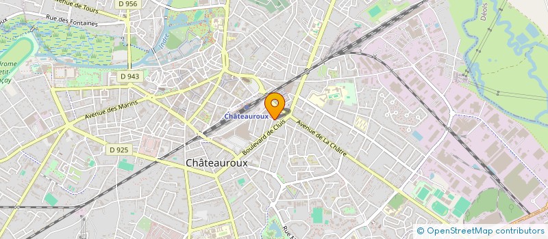 localisation de l'entreprise MADAME STEPHANIE MATHIEU à CHATEAUROUX