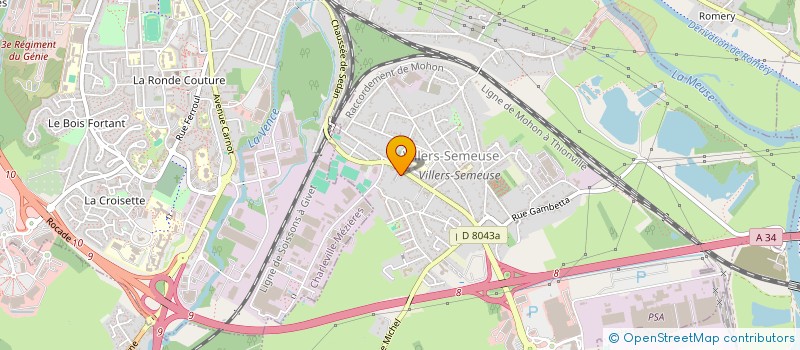 localisation de l'entreprise MADAME STEPHANIE MATHIEU  PRIX-LES-MEZIERES