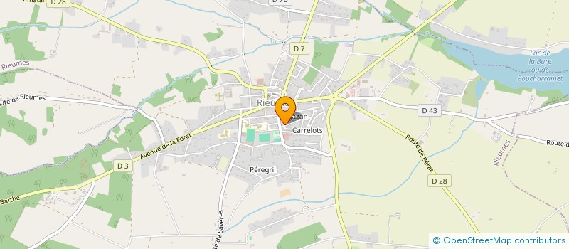 localisation de l'entreprise MADAME STEPHANIE MATHIEU  RIEUMES