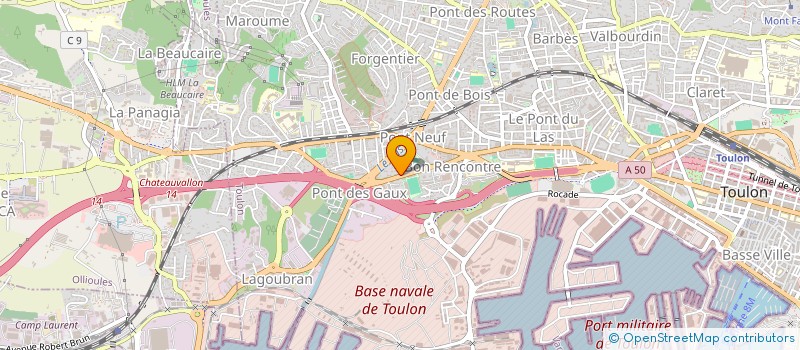 localisation de l'entreprise MADAME STEPHANIE MATTEI  TOULON