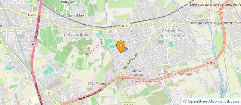 localisation de l'entreprise MADAME STEPHANIE MATUSCAK  ENTRAIGUES-SUR-LA-SORGUE