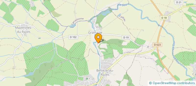 localisation de l'entreprise MADAME STEPHANIE MAUDUIT  GRAMAZIE