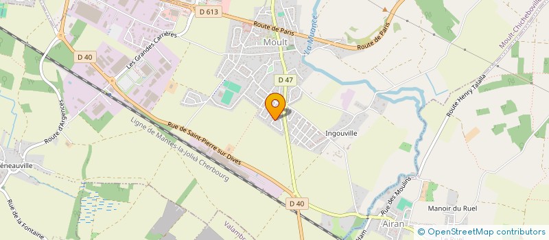 localisation de l'entreprise MADAME STEPHANIE MAURANNE  MOULT-CHICHEBOVILLE