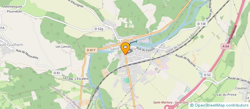 localisation de l'entreprise MADAME STEPHANIE MAYET  SAINT-MARTORY