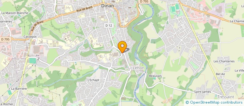 localisation de l'entreprise MADAME STEPHANIE MAZOYER  DINAN