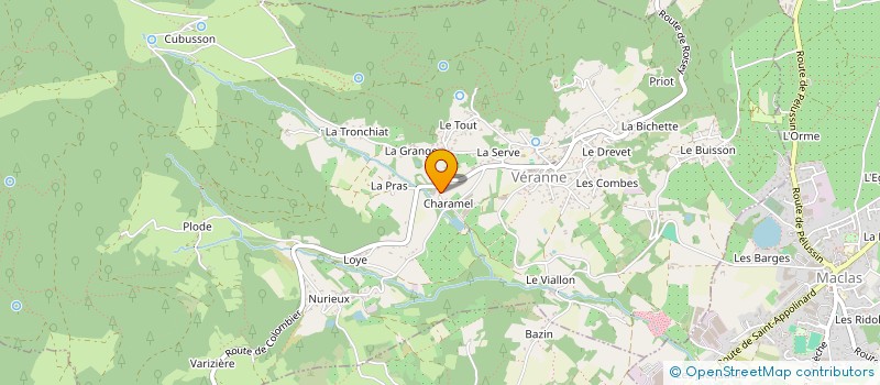 localisation de l'entreprise MADAME STEPHANIE MELKA  VERANNE