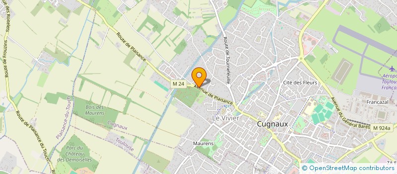 localisation de l'entreprise MADAME STEPHANIE MELOU  CUGNAUX