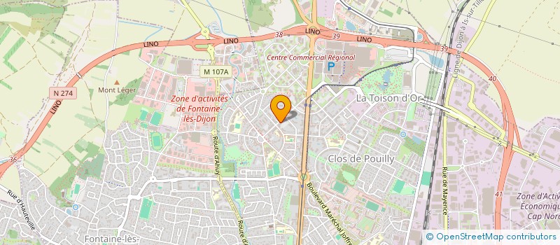 localisation de l'entreprise MADAME STEPHANIE MENA  DIJON